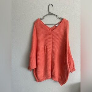 Like New Oversized Talulah Coral Sweater